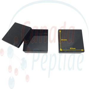 Square box w/ Removable Lid, Opaque Black, for Novex Minigel 8.6 x 8.6 x 2.8cm