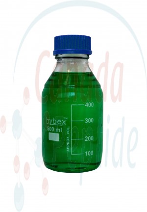 Hybex™ 500mL Glass Media Storage Bottle