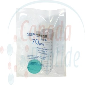 70µm Cell straining kit, individually sterile wrapped, white 